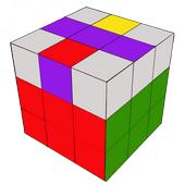 Как собрать нижний крест кубик Рубика 3х3 - Шаг 4