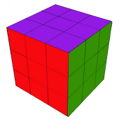 Как перевернуть углы в верхнем слое кубика Рубик 3х3 - Шаг 7