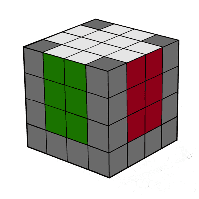 Самый легкий способ собрать кубик Рубика 4х4 - Шаг 3