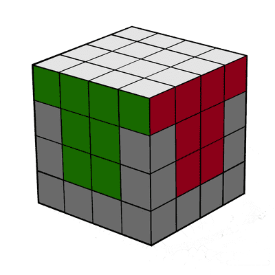 иллюстрация - Как собирать кубик рубик 4х4 пошаговая инструкция - Шаг 4