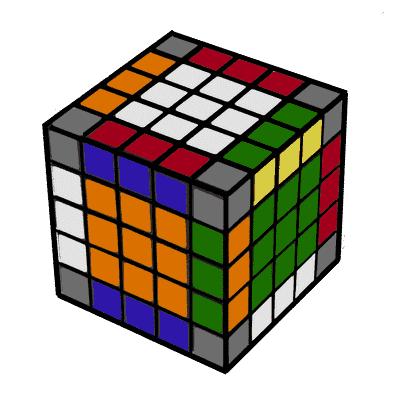 Сборка кубика рубика 5х5 для начинающих - Шаг 3