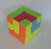 картинка - узор Змейка на кубике рубика 3х3