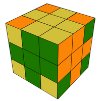 Рыбки - крутой узор на кубике рубика 3х3