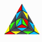 гифка - пирамидка Pyraminx