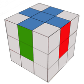иллюстрация - Как собрать крест на кубике Рубика 3х3 - Шаг 1