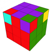 фото - углы третьего слоя кубика рубика собраны