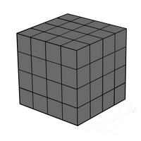 фото - кубик Рубика 4x4 разобран