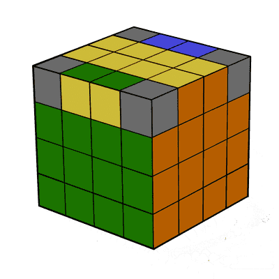 иллюстрация - Как собрать кубик Рубика 4х4 картинки - Шаг 6
