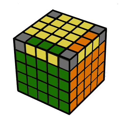 Фото как собрать кубик рубика 5х5х5 поэтапно - Шаг 7