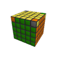 гиф анимация - шаг 9 формула 2 для кубика Рубика 5 на 5