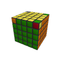 гиф анимация - шаг 9 формула 1 для кубика Рубика 5х5