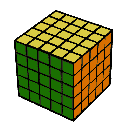 Ориентирование боковых кубиков в 5х5 - шаг 10