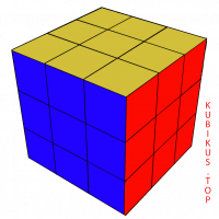иллюстрация - подготовленный кубик рубика для узора Рыбки