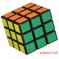 иллюстрация - кубик рубика преед сборкой узора Четыре Z
