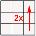иллюстрация - поверните правую сторону кубика по часовой стрелке два раза