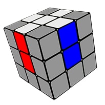 иллюстрация - Как собрать крест на кубике рубика по фридрих