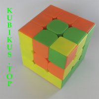 иллюстрация - узор на кубике 3 на 3 Кубик в кубе и еще в одном кубе