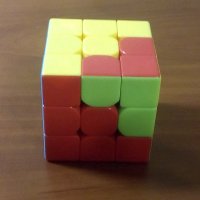 иллюстрация - узор на кубике Рубика 3х3 Уголки третьего порядка