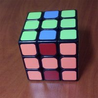изображение - собранный узор на кубике Рубика "6 букв Н"