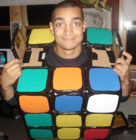 Фото - погоны на костюме "кубик Рубика 3х3".