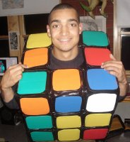 Фото - костюм "кубик Рубика 3х3х3" своими руками.