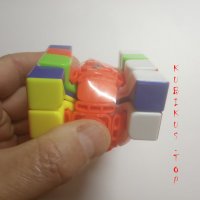 фотография - блок из восьми элементов кубика 4 4 на полусфере