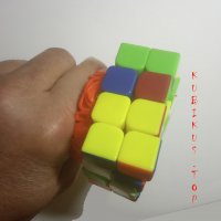 фотография - как держать кубик 4 на 4 собирая его механически