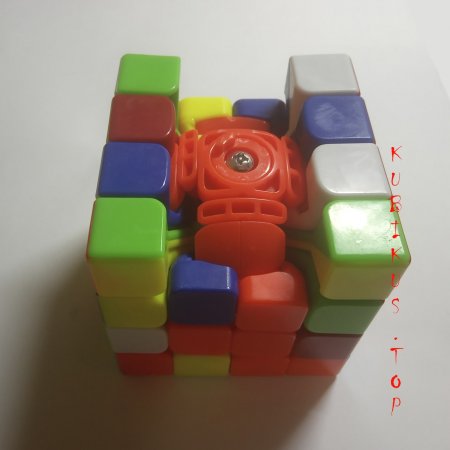 фотография - вставляем элементы кубика 4 на 4 между блоками