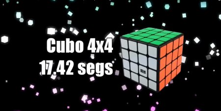 Скриншот рекорда по сборке кубика 4х4х4