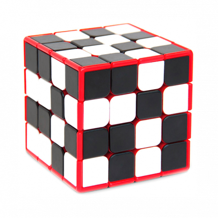 Картинка запутанного Шашки Куб 4 на 4