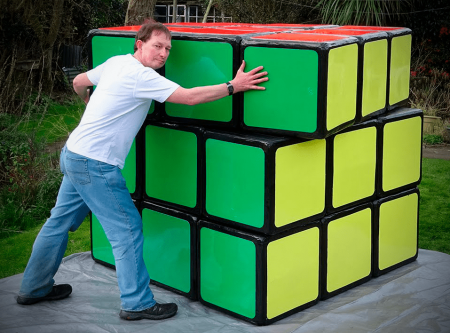 Кубик Рубика 3х3 со стороной 1,57 метра