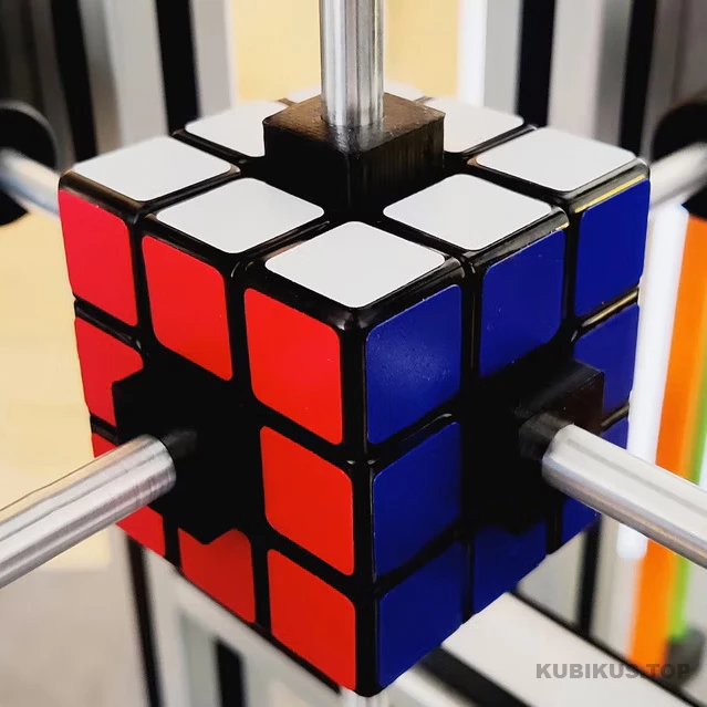 иллюстрация - Робот для сборки кубика Рубика 3х3 за 385 мс