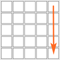 картинка - шаг 10 кубик Рубика 5х5х5 правую грань повернуть вниз